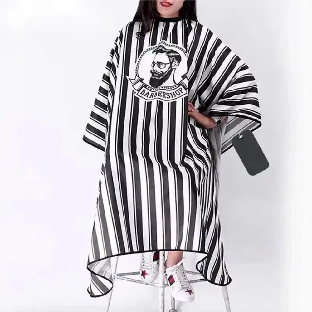Comfortable Baking Apron Retro Stripes Hairdressing Supplies Professional Hairdressing Bibs