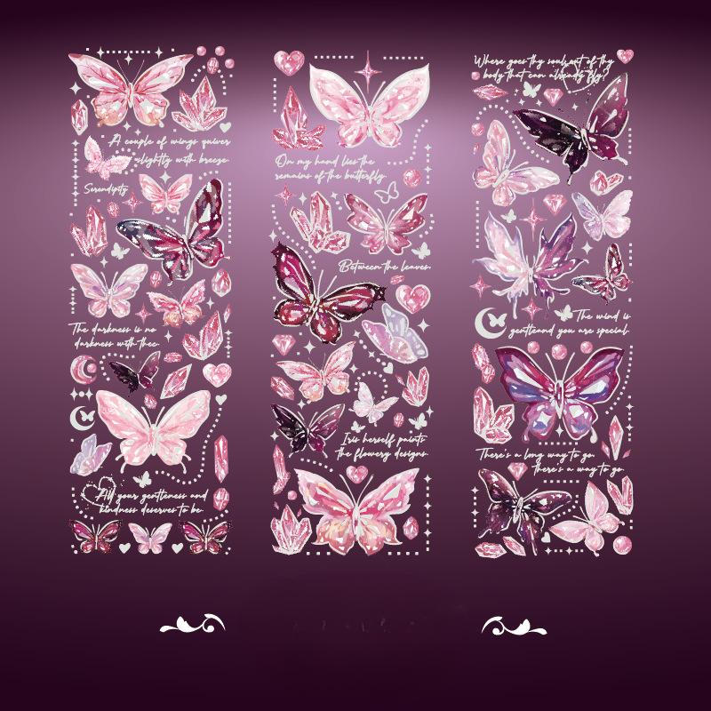 

Креативная рельефная плоская наклейка, наклейка серии «Бабочка»