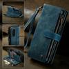 Wallet Case Galaxy Z Fold 8/7/6/5/4 S26U Retro Card Slot Zipper Flip Leather Cover Business Style