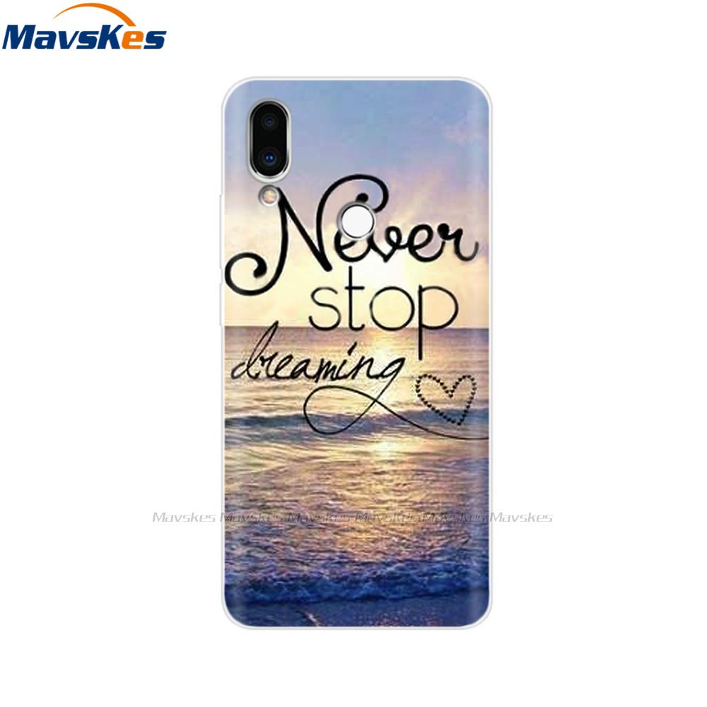 Soft TPU Case for Meizu Note 9 Cat Animal Flower Printed Protective Silicone Covers Phone Shells Bags Bumper for Meizu Note9