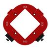 Arcs Angle Positioning Template Aluminum Alloy R-angle Arc Mold Multi-Function DIY Cutting Template for Woodworking Projects