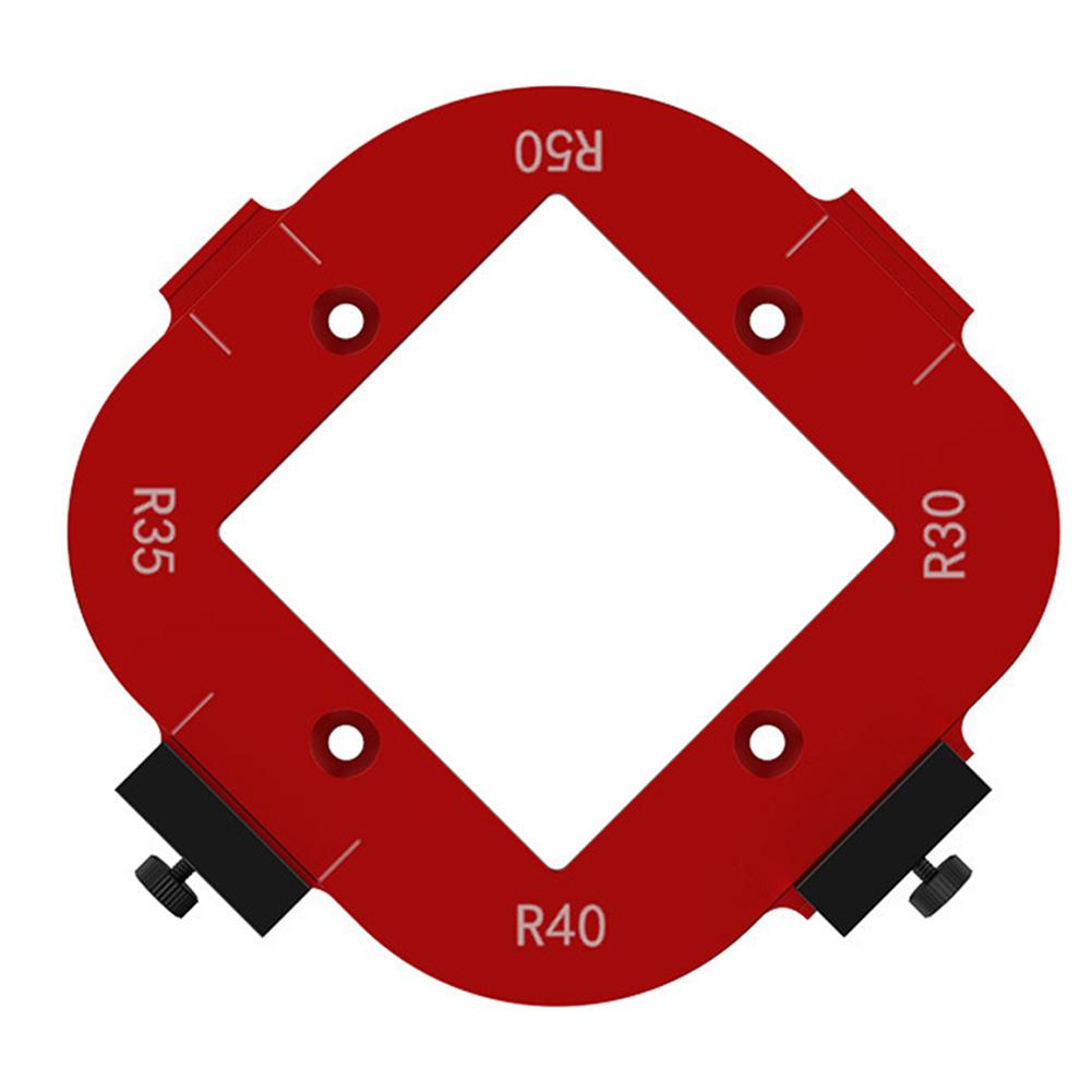Arcs Angle Positioning Template Aluminum Alloy R-angle Arc Mold Multi-Function DIY Cutting Template for Woodworking Projects