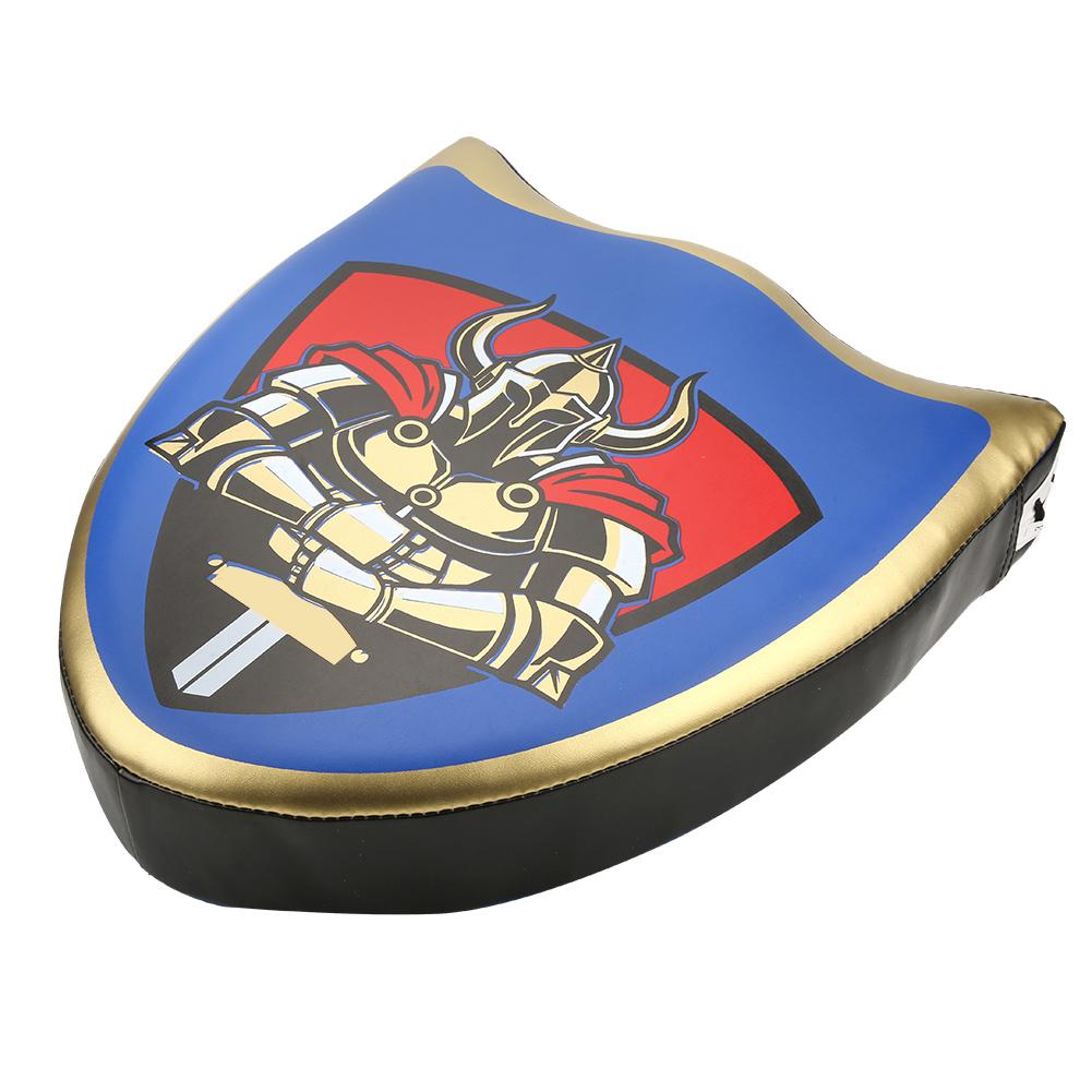 Children Taekwondo Boxing Training Fighting Knight Shield Sword Pretend Play Costume AccessoriesBlue Combination