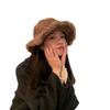 Thickened Lamb Stylish Wool Winter Bucket Hat For Women Cozy And Warm Protection Ear