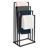 4-Tier Neli Black Towel Rack