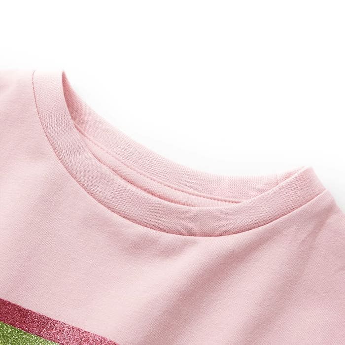 Robe pour enfants avec cordon de serrage rose clair 92/104/116/128/140