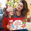 24-Day Slime Advent Calendars Multi-Purpose Christmas Playing Calendars Reusable Xmas Slime Ornaments for Home Decor