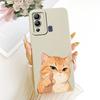 For Infinix Hot 12 12 Play Cute Cat Flower Cartoon Phone Case For Infinix Hot12i Hot 12Play Shockproof Soft Silicone Bumpers