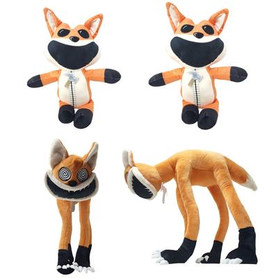 Plush Doll Horror Purple Cat Monster Big Mouth Fox Plush Toy Doll Unique Super Cute