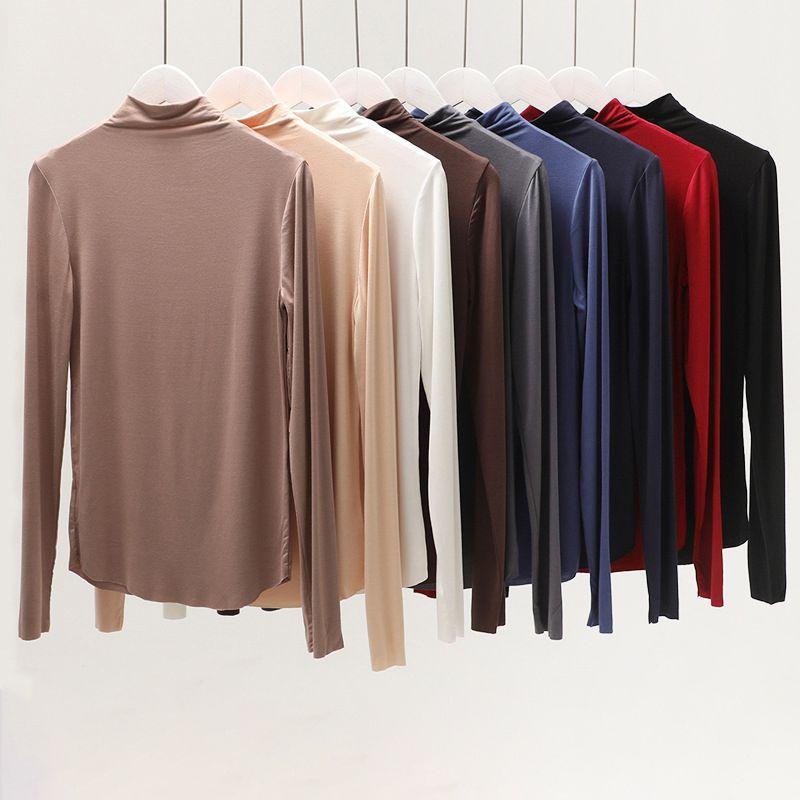 Stylish Women's Summer Polo Top With High Neck And Long Sleeves In Fashionable Design