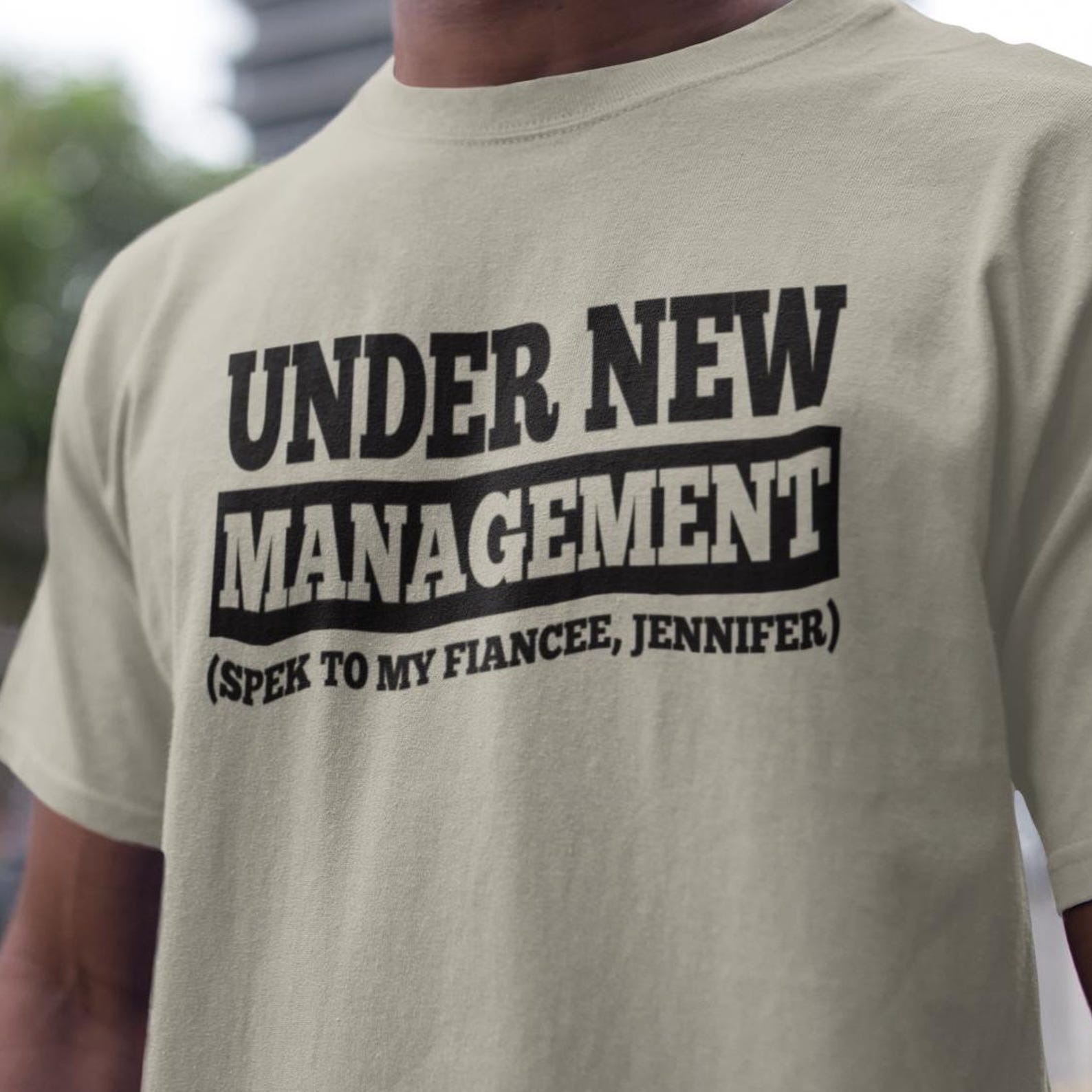 Custom Funny Fiance Shirt, Custom Name T-Shirt, Custom Boyfriend Gift, Personalized Engagement Gift for Him, Groom Shirt, Future Husband tee 4XL