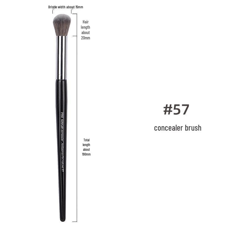 

Silk Family Complete Makeup Brush Set: Powder, Blush, Contour, Nose Shadow, Blending, Eyeshadow, Eyebrow Brushes