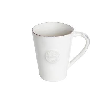 [Oficialmente Importado] Caneca Costa Nova, 360ml, Branco, Segura para Lava-louças e Micro-ondas, NOC121W