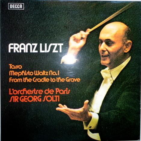 

LP Record FRANZ LISZT ORCHESTRE DE PARIS G Orchestral Works Tasso Mephisto SXL6709 Decca 1975 UK Classical Used