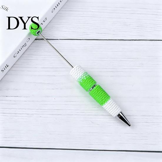 DIY Crafting Pens Beadable Pen, Colorful Fancy Beaded Ballpoint Decorative Gift for Students, Party Favors, Creative Office Supplies Giftable