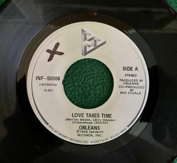 

7inch Record ORLEANS - Love Takes Time / Isn t It Easy INF50006 Infinity Record 1979 US Rock Used