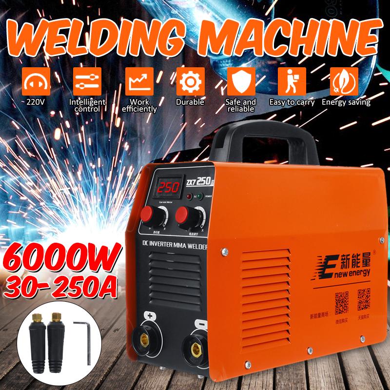 ZX7-250 250A Mini Electric Welding Machine Portable Digital Display MMA ARC DC