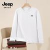 JEEP SPIRIT Men's 2025 Autumn Crew Neck Sweatshirt 8513
