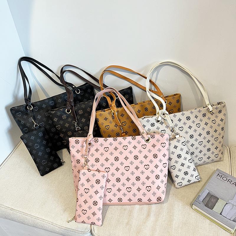 2023 Women's Large Capacity Two-Piece Shoulder and Handbag Set – European Tote Style