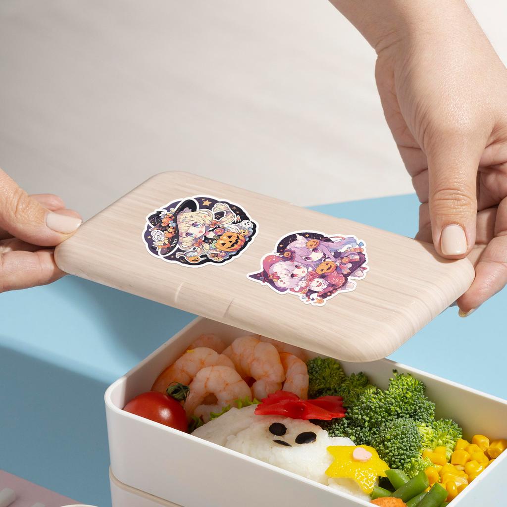 50/100 Halloween Stickers Mobile Ticket Waterproof Decorative Stickers Children's DIY Hand Account Stickers