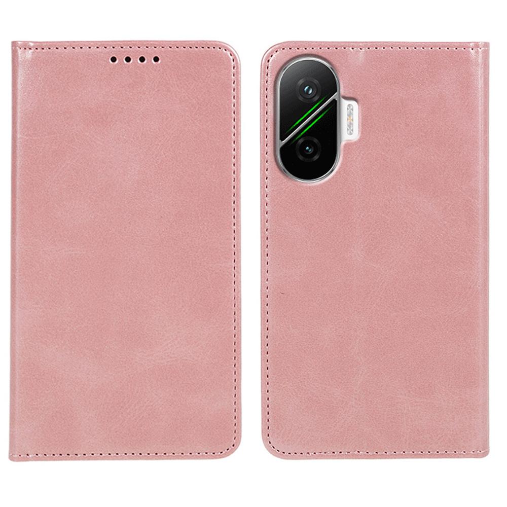 For Xiaomi Redmi Turbo 4 Pro 5G/Poco F7 5G Case Strong Magnetic PU Leather Phone Cover Calf Texture