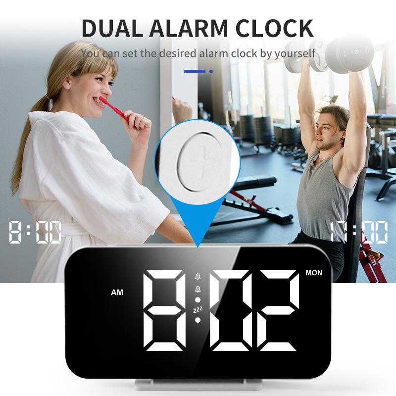 RGB Multi-function Alarm Clock with Ambient Light 9010