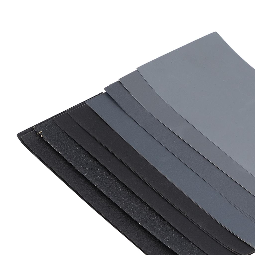 Sand Paper Dry Wet Sandpaper 120 to 3000 Grit Waterproof Set Kit for Polishing Sanding