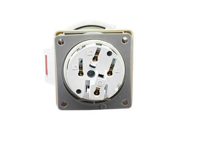 Marine 4-Pin 32A Generator Socket 380V 3H Terminal Special Plug