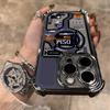 Hot New M20 Circuit Lable Plating Phone Case For iPhone 16e 16 15 14 13 12 11 Pro Max XR XSMax Plus Anti-Fall Airabag Back Cover