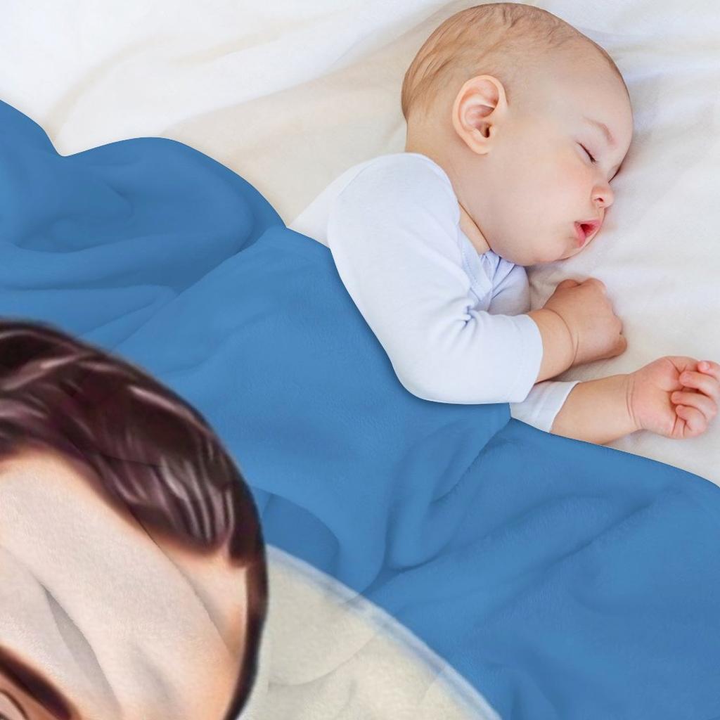Nick and Nora Full Moon and Birds Throw Blanket Thermal Designers Christmas Gifts Decoratives Blankets