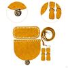Pu -bags Knit -set Hand -woven Crochet Handbag Material for Enthusiasts