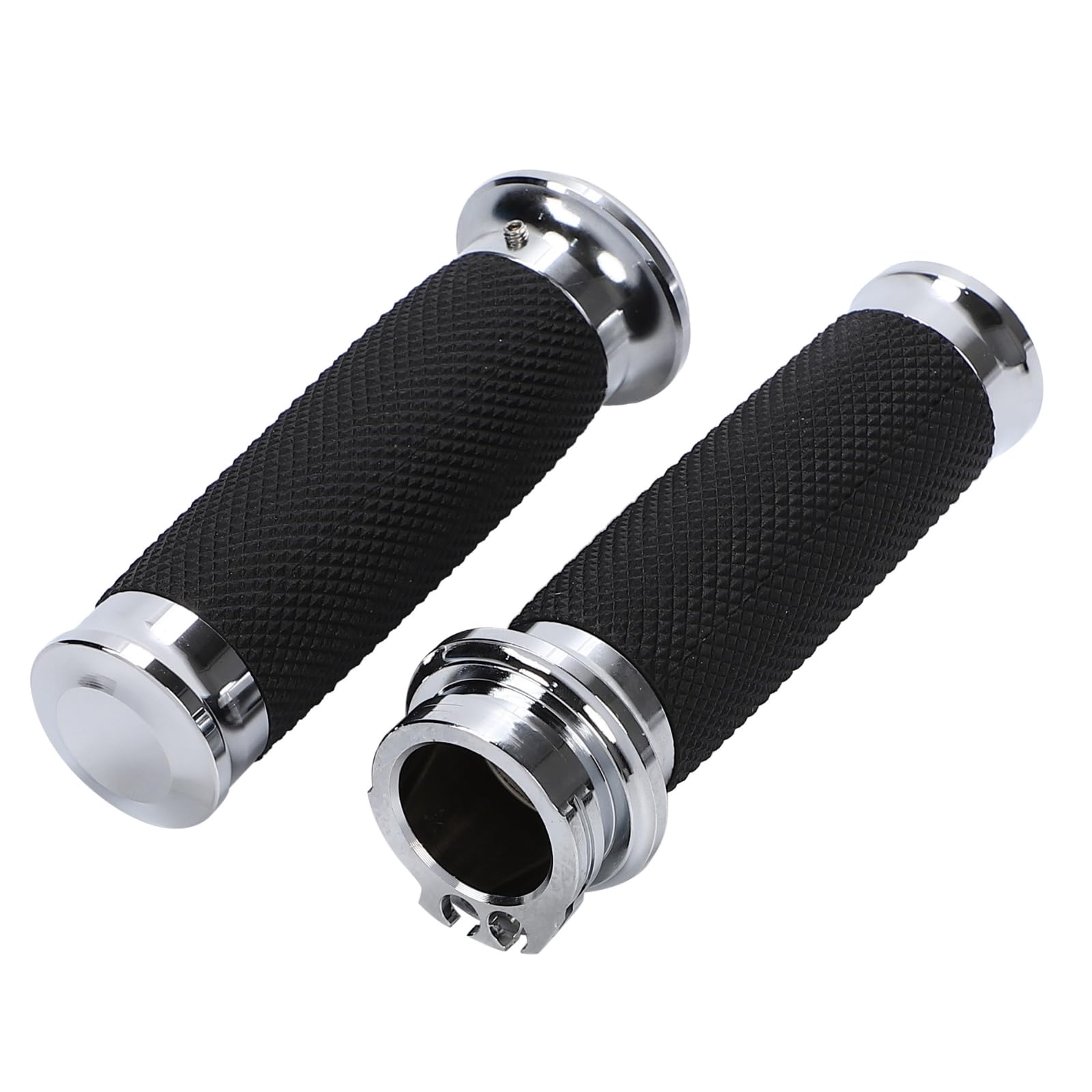 

GNAcs Bike Grip Handle Replacement 1 Inch Universal Aluminum American Offroad Scooter Easy (Silver) 1 inch серебряный