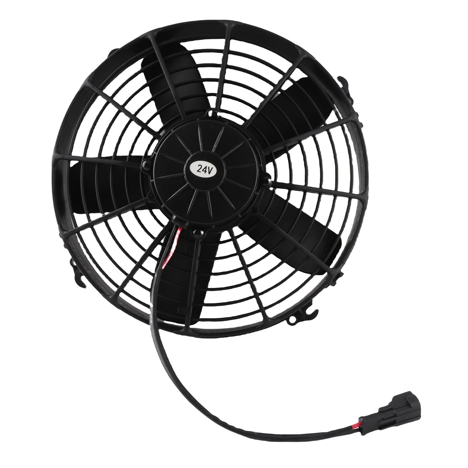 

330мм Электрический вентилятор охлаждения конденсатора кондиционера переменного тока 24В 160Вт Пятилопастной вентилятор радиатора кондиционирования воздуха в сборе для автобусов грузовиков