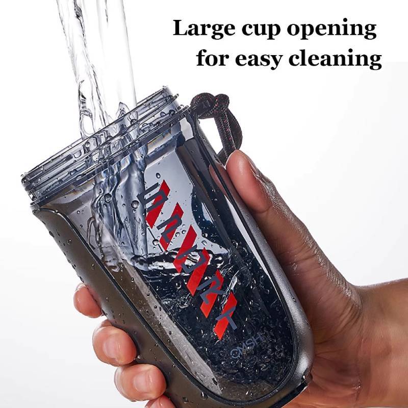 Shaker für Männer und Frauen aus robustem Kunststoff für Fitness und Sport