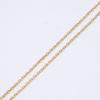 hum K18 0.095 1P Diamond Teardrop Necklace Yellow GoldUsed