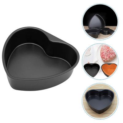 Heart Cake Pan Aluminum Alloy Removable Bottom Nonstick Baking Mold for Layer Cheesecake Wedding Cake Household Baking Pan