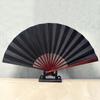 Red Wedding Party Decor Chinoiserie Gift Plastic Bone Fan Folding Stage Fan Yoga Fan Kung Fu Fan