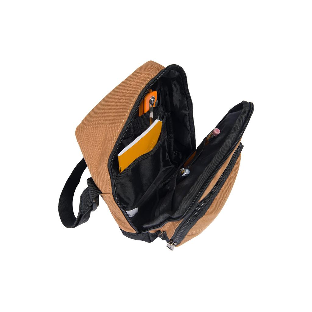 New Carhartt Polyethylene Shoulder Bag, Crossbody Bag Unisex Brown 8922070002
