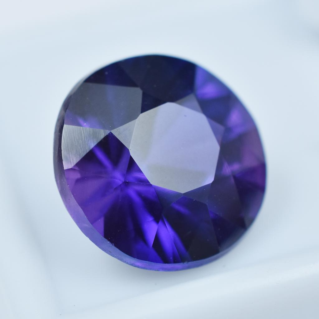8.20 Ct Natural Loose Gemstone Round Cut Tanzanite Purple