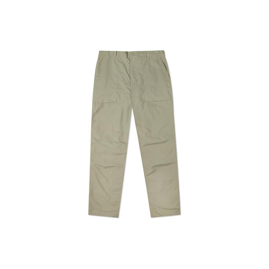 Men s Converse Solid Color Woven Straight-Leg Casual Pants/Trousers light grey Green 10021100-A04 XL