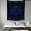 Inter Milan Fc Logo Wallpaper Threepiece Set 1 Duvet Cover 2 Pillowcase Without Core Bedding Set Christmas Birthday Gift Soft And Comfortable