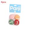 Rubber Dog Toy Ball Pack With Sound For Small Medium Dogs Training And Play