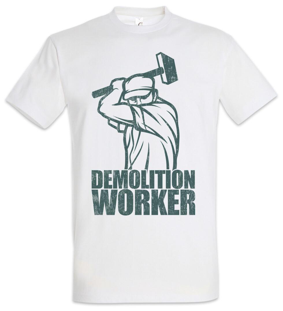 Demolition Worker II T-Shirt Housebuilder Bricklayer Brickie Mason Homebuilder 3XL