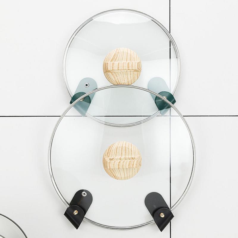 1/2SETS Lid Rack No Punching Adjustable Retraction New Type Kitchen Household Storage Collection Utensils