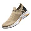 Spring and Summer Slip-on Casual Shoes New Flying Woven Breathable Running Shoes Men Sneaker