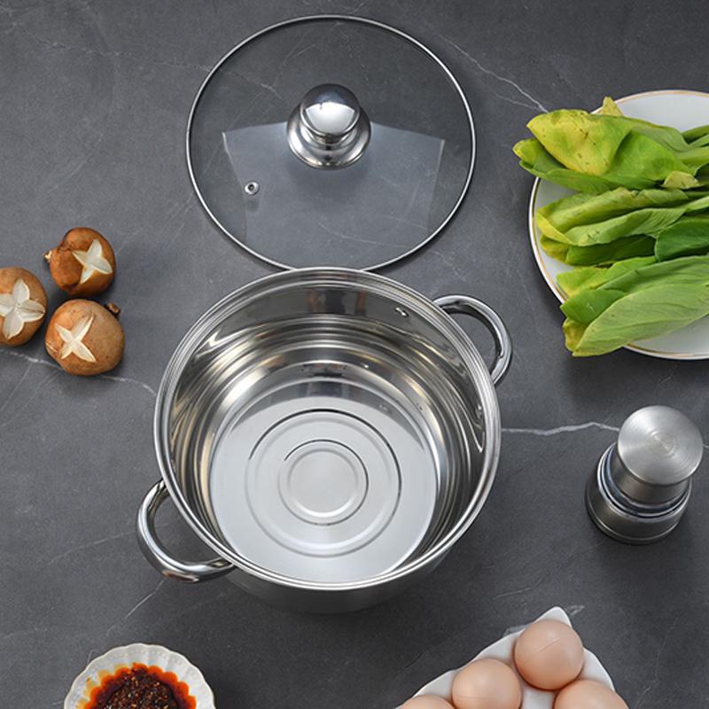 Warting WT-ZG-007 22cm 304 Stainless Steel Soup Steamer Pot