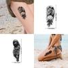 12 Stück Temporäre Tattoos Realistische Temporäre Tattoos Blumen Kolibri Uhr Für Erwachsene Arm Oberschenkel