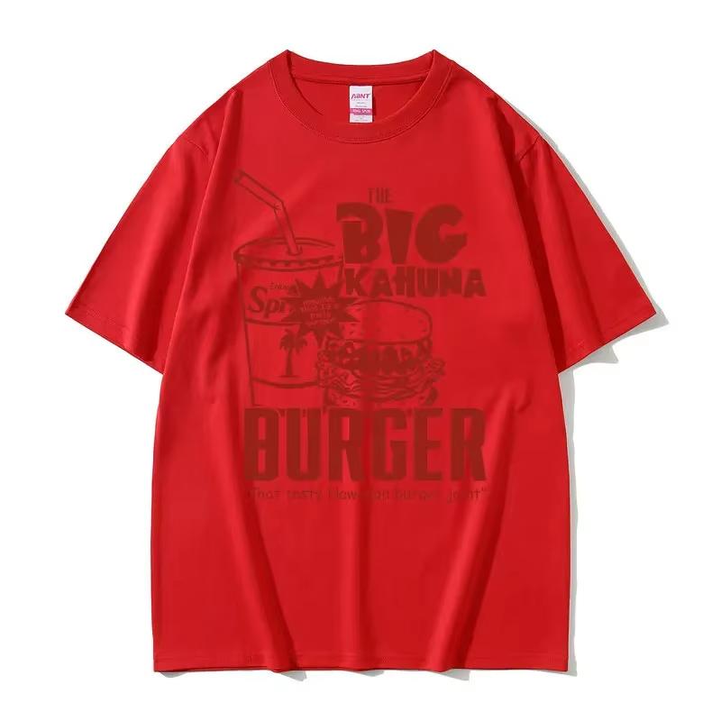 Famous Director Quentin Tarantino Movie Pulp Fiction T-shirt The Big Kahuna Burger That Tasty Hawaiian Burger Print Tshirt S