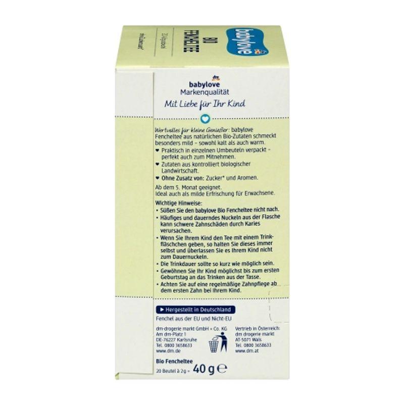 Baby Love BIO Dětský čaj Bio fenyklový čaj 40 g