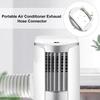 Portable AC Hose Connector Air Conditioner Port Connector Venting Exhaust Coupler Replacement Accessories